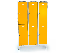  Divided cloakroom locker ALDOP with feet 1920 x 1200 x 500